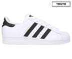 Adidas Originals Youth Superstar Sneakers - Cloud White/Core Black 1