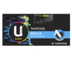 U by Kotex Regular Sports Tampons 16pk