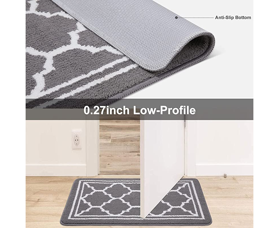 Buganda Indoor Door Mat, 24x 36, Non Slip Low-Profile Entrance