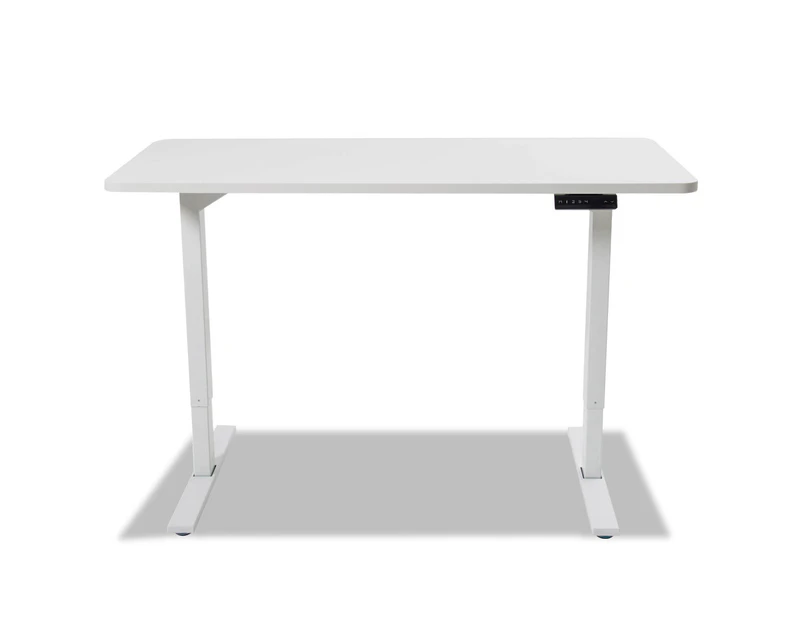 Mason Taylor 1200*600mm Electric Motorised Standing Desk Height Adjust Table White/White