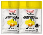 2 x Double 'D' Soothing MGO500+ Lozenges Manuka Honey/Lemon 80g