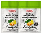 2 x Double 'D' Soothing MGO500+ Lozenges Manuka Honey/Eucalyptus 80g