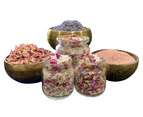 Crystal Wonderland Buds & Blossoms Rose Lavender Botanical Bath Tea Soak