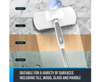 4-In-1 Cordless Electric Mop Cleaner Floor Polisher Sweeper Washer Scrubber