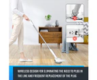 4-In-1 Cordless Electric Mop Cleaner Floor Polisher Sweeper Washer Scrubber