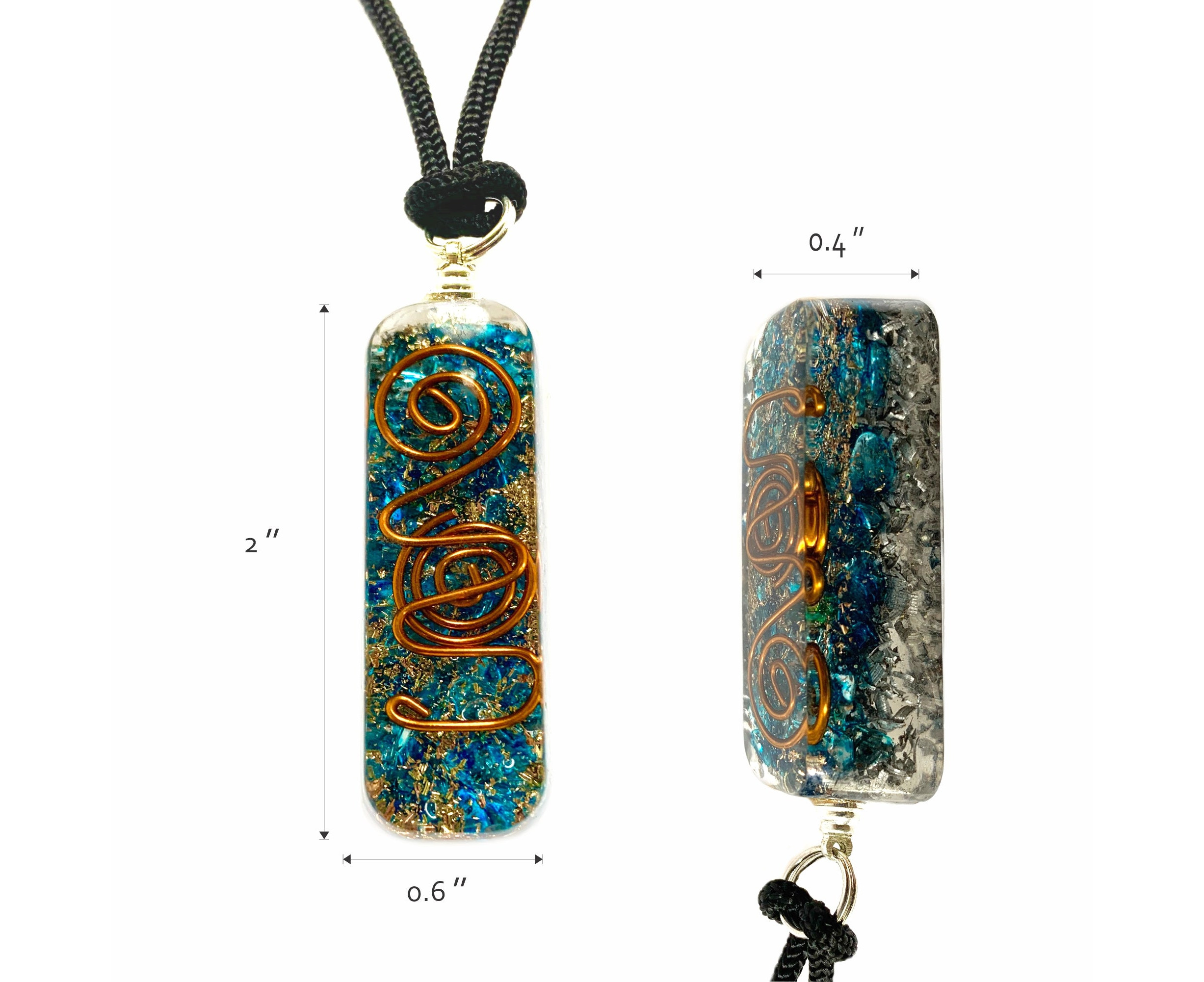 Real on sale orgonite necklace