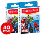 2 x 20pk Elastoplast Marvel Plasters