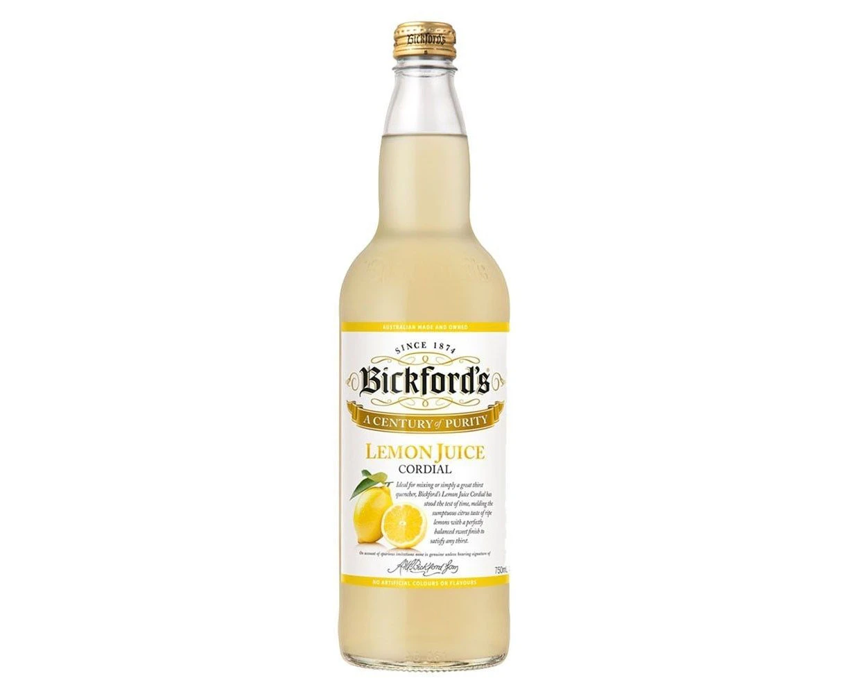 Bickford's Lemon Juice Cordial, 750ml