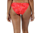 Regatta Womens/Ladies Aceana Bikini String Brief Swimwear Bottoms - Red Sky Trop