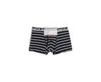 3 x Bonds Mens Everyday Trunks Underwear Black Stripe/Grey/Black Cotton/Elastane - Black Stripe/Grey/Black