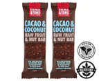 2 x Emma & Toms Raw Fruit & Nut Bar Cacao & Coconut 35g