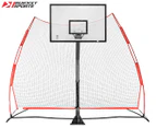 Rukket 3.7 x 3.9m Air Defense Backstop Basketball Net
