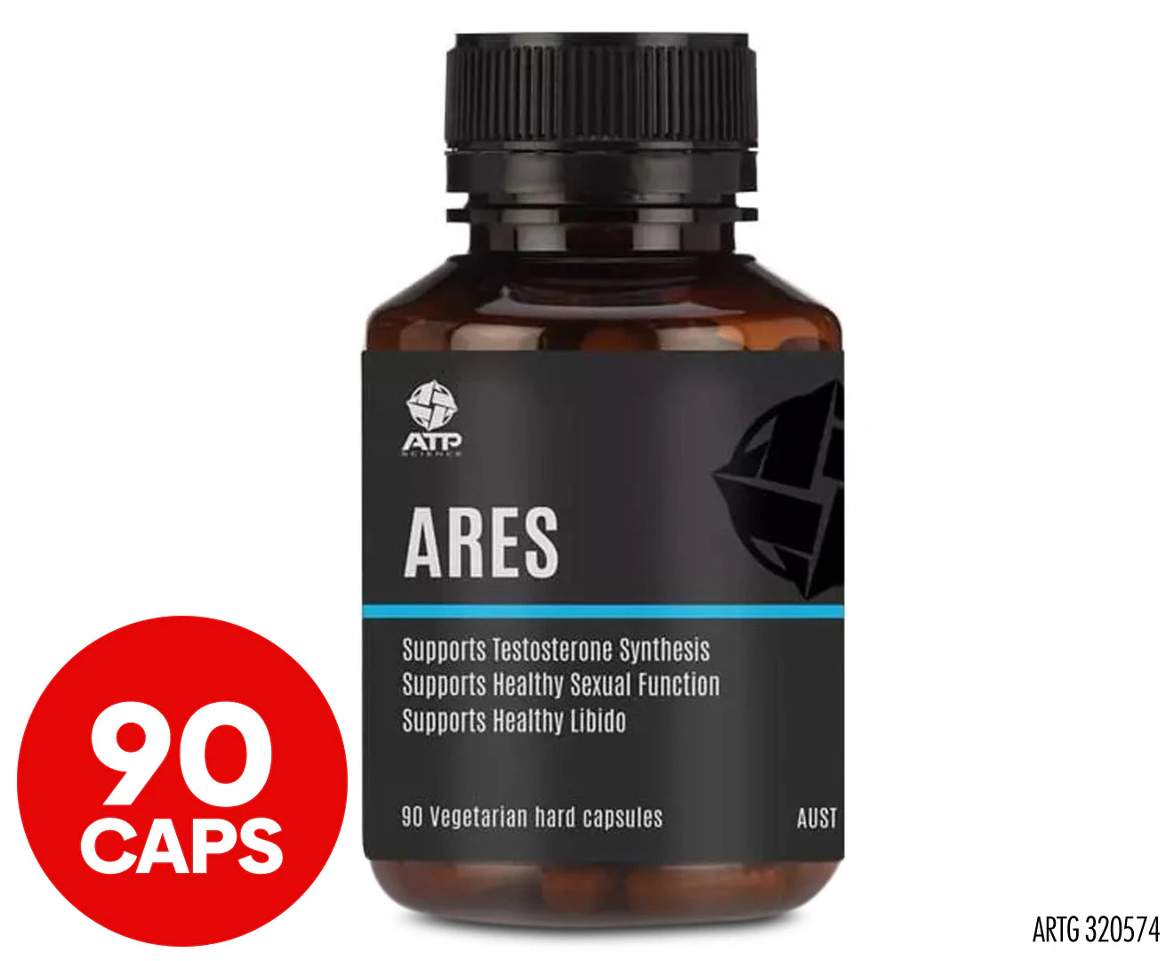 ATP Science Ares Testosterone Support Supplement 90 Caps