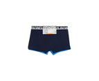 5 x Bonds Mens Everyday Trunks Underwear Black / Navy / Blue Cotton/Elastane - Black / Navy / Blue