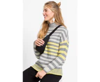 Womens Urban Cosy Stripe Jumper Stripe