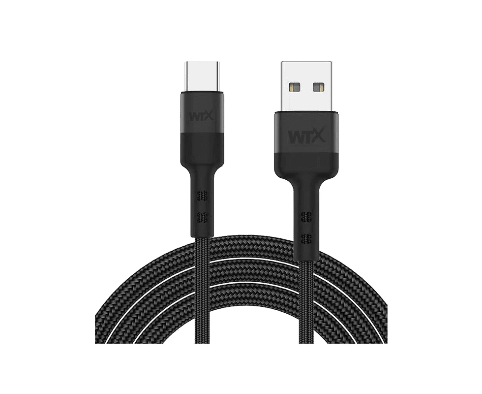 WTX 2 Metre USB-C to USB-A Charge and Sync Cable - UCC