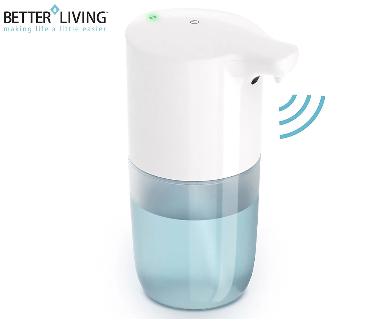 BETTER LIVING Foama 295ml Touchless Foaming Soap Dispenser - White