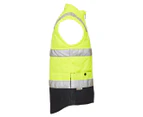 SA1NT Women's Hi-Vis Vest - Fluorescent Yellow/Denim