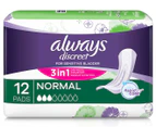 Always Discreet Normal Pads For Sensitive Bladders 12pk