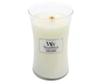 WoodWick Island Coconut Scented Crafted Candle Glass Jar Soy Wax w/ Lid Large