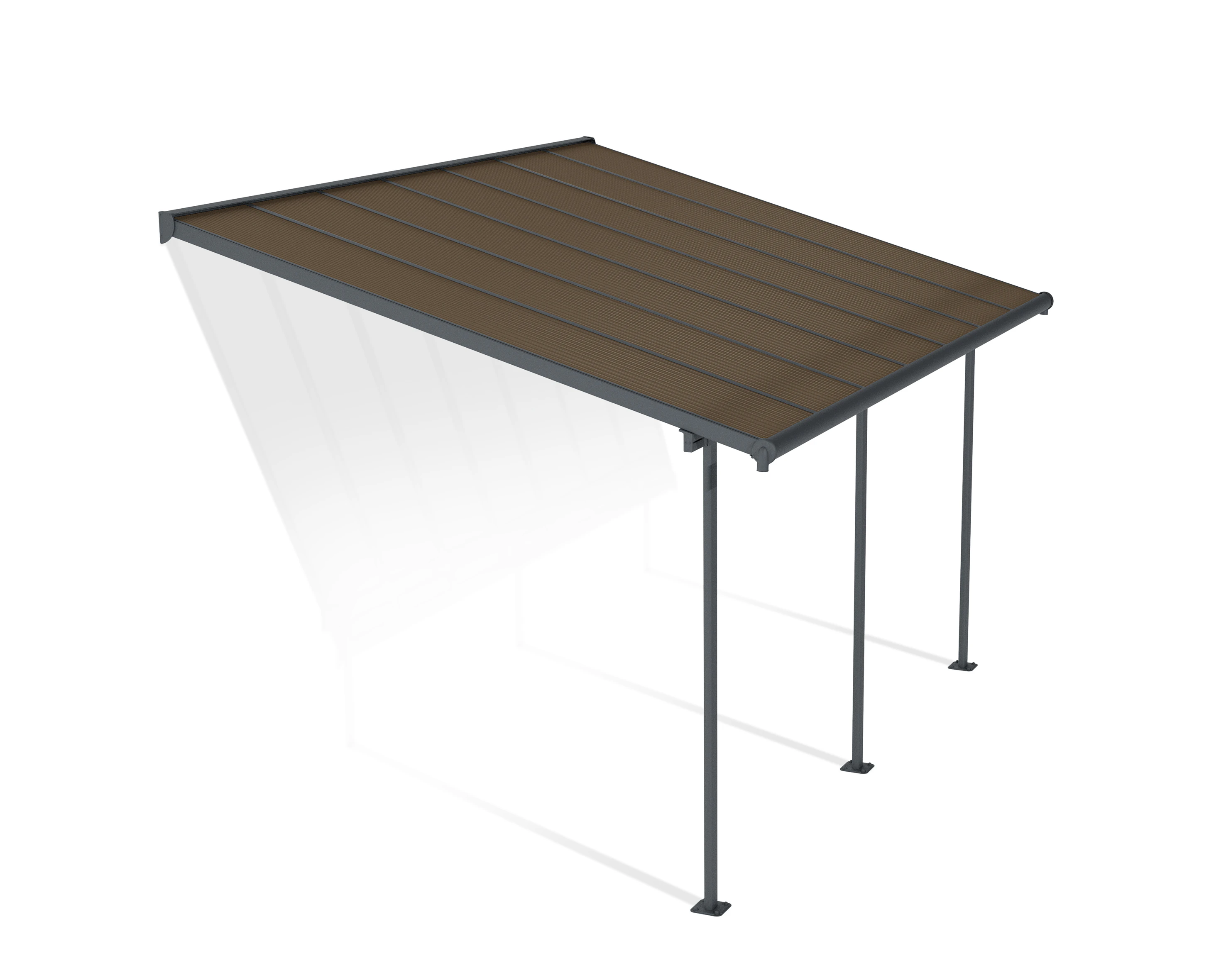 CANOPIA | Sierra 3m x 4m Patio Cover - Grey Structure