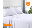 Somerset 1200tc Hotel Quality Soft Cotton Rich Sheet Sets Pillowcases Silky Touch All Size White