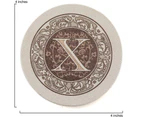 (Letter X, Coaster Set) - Thirstystone Drink Coaster Set, Monogram X