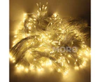 600 Led Curtain Fairy Lights Wedding Indoor Outdoor Christmas Garden Party Warm White 31V Safe to Use