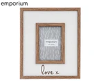 Emporium 4x6" Love Photo Frame - Natural
