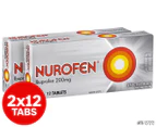 2 x 12pk Nurofen Tablets 200mg