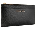 Michael Kors Jet Set Large Slim Card Case Wallet - Black