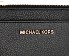 Michael Kors Jet Set Large Slim Card Case Wallet - Black