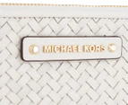 Michael Kors Jet Set Large Zip Pouch - Optic White