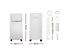Devanti Portable Air Conditioner 9000BTU 2.6KW