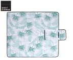 West Avenue 150x130cm Feather Picnic Blanket - Green 1