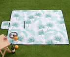 West Avenue 150x130cm Feather Picnic Blanket - Green