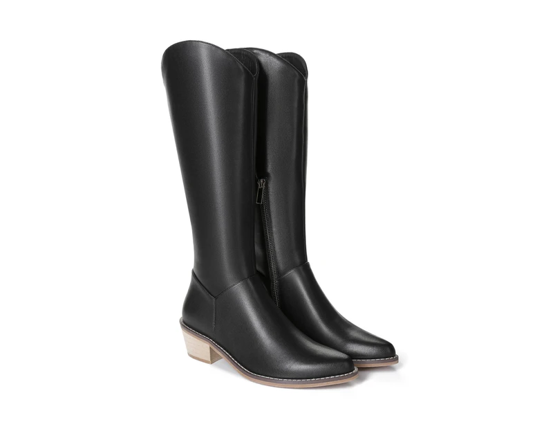 TARRAMARRA(R) Catalina Women Knee-high Leather Boots - Black