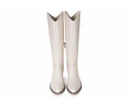 TARRAMARRA(R) Catalina Women Knee-high Leather Boots - Cream