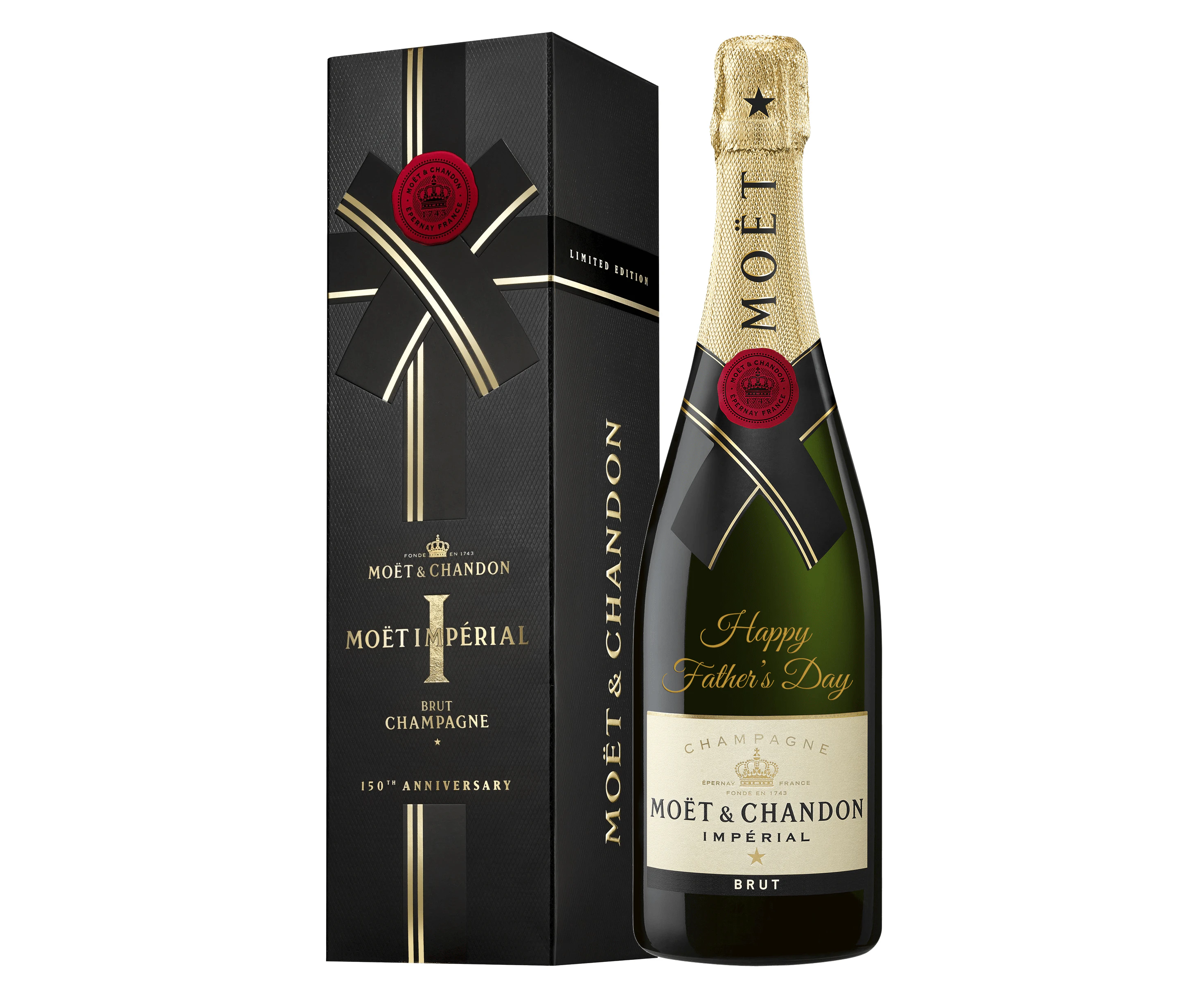 Father's Day Edition Moet & Chandon Brut Imperial Champagne NV 750ml - Gift Boxed