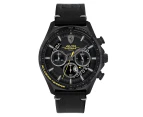 Scuderia Ferrari Pilota Evo Black Leather Black Dial Men's Chrono Watch - 830823