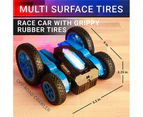 Force1 Tornado LED Remote Control Car for Kids - RC Car Double Sided Fast Off-Road Stunt RC Toy Car, 360 Flips and Spins, All Terrain Rechargeable Light Up