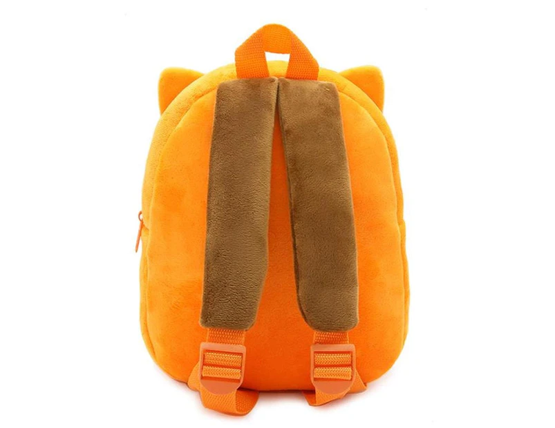 (Fox) - Cute Toddler Backpack Toddler Bag Plush Animal Cartoon Mini Travel Bag for Baby Girl Boy 1-6 Years (White Rabbit)