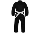Dragon Karate Uniform (Black) - 8oz [Size:6]