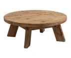 Recycled Timber Large Round Coffee Table