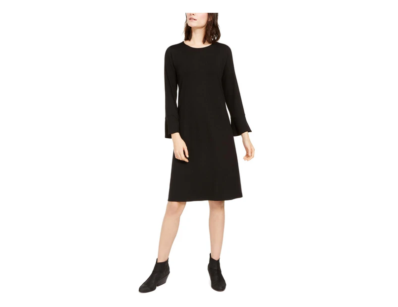 Eileen Fisher Women's Dresses Midi Dress - Color: Black