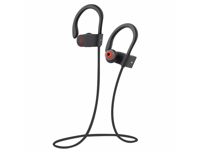 U8 Bluetooth Wireless Sports In Ear Hook Water Resistant Microphone Earphone Headset