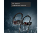 U8 Bluetooth Wireless Sports In Ear Hook Water Resistant Microphone Earphone Headset