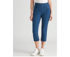 W.Lane Comfort Crop Jeans - Womens - Mid Wash