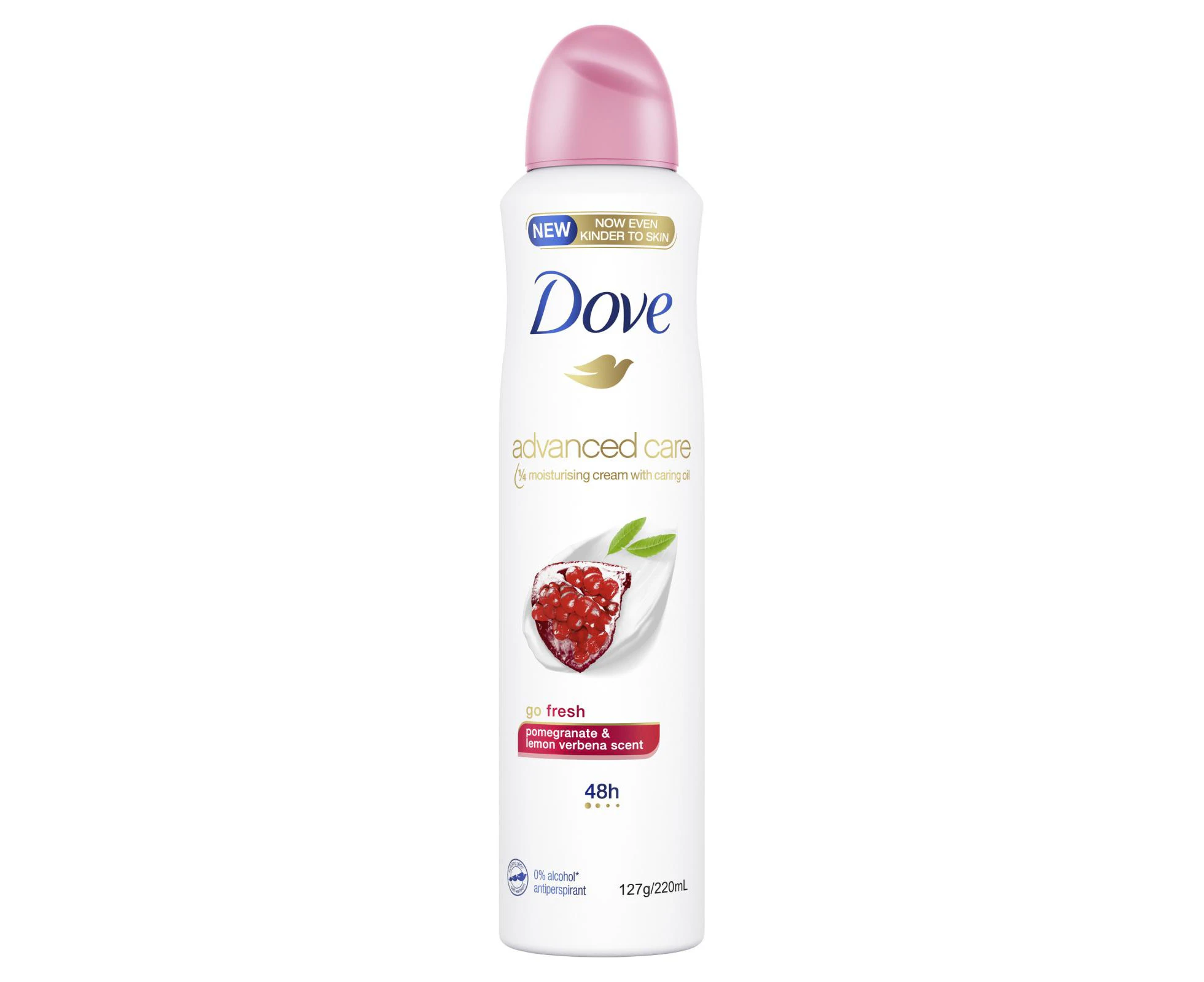 Dove Advanced Care Antiperspirant Aerosol Deodorant Go Fresh Pomegranate & Lemon Verbena 220mL