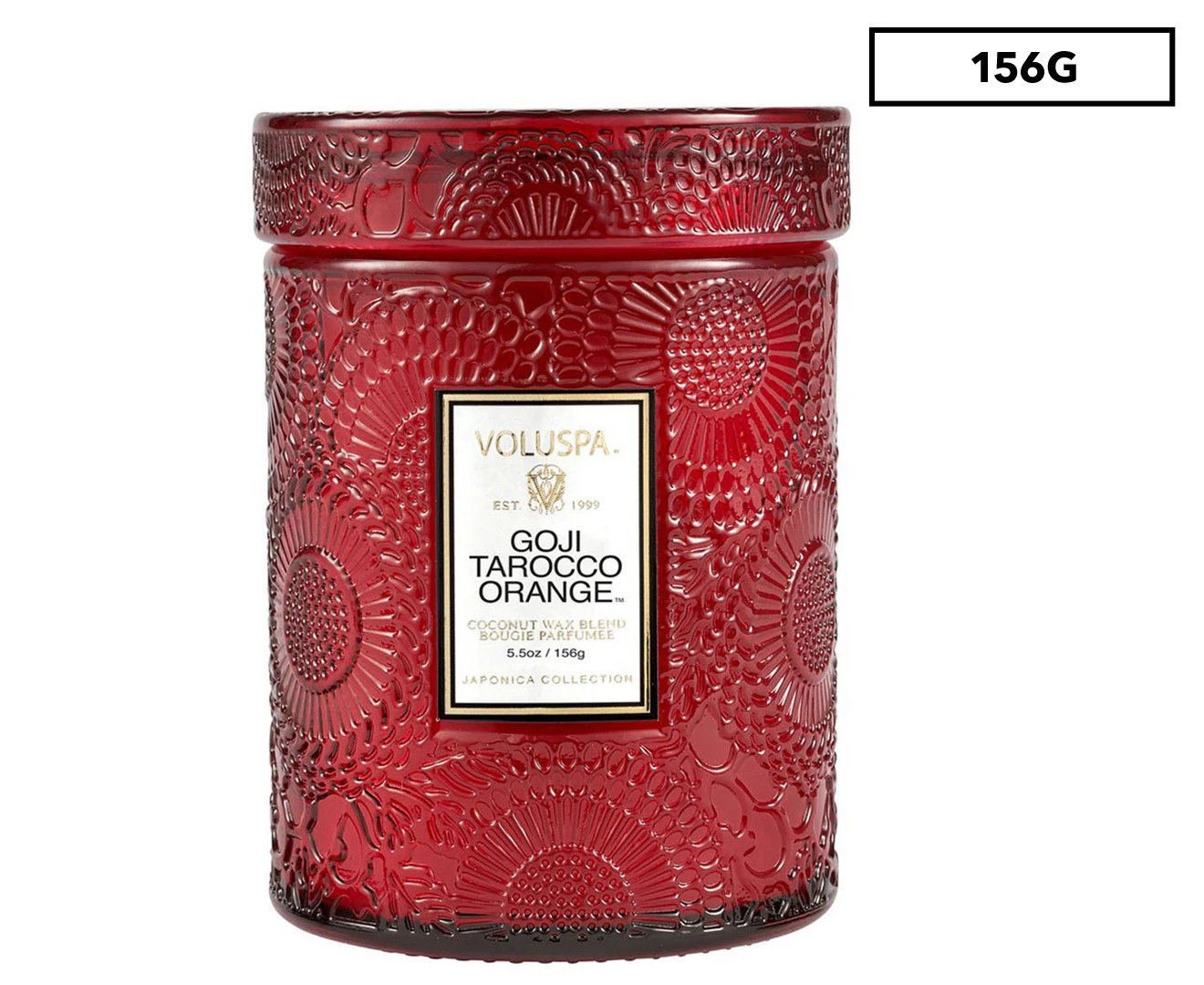 Voluspa Goji Tarocco Orange Small Glass Jar Scented Candle 156g